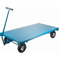 Chariots &agrave; plateforme - Chariots wagon ergonomiques &agrave; plateforme, 36" la x 72" la x Capacit&eacute; 1000 lb The Estey Group