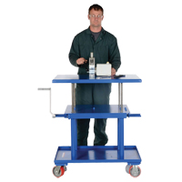 Hydraulic Lift Table, 24" L x 36" W, Steel, 2000 lbs. Capacity The Estey Group