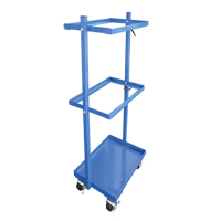 Chariot &agrave; cueillette, Acier, 30-11/16" la x 19-1/4" p, 3 tablettes, Capacit&eacute; 300 lb The Estey Group