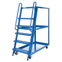 Chariot &agrave; cueillette, Acier, 27-7/8" la x 56-1/8" p, 3 tablettes, Capacit&eacute; 1000 lb The Estey Group