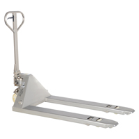 Transpalette, Acier inoxydable, 48" lo x 27" la, Capacit&eacute; 5500 lb The Estey Group