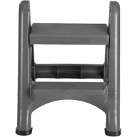 Folding Step Stool, 2 Steps, 19-1/2" x 20-1/2" x 22-3/4" High The Estey Group