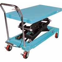 Table &eacute;l&eacute;vatrice robuste &agrave; ciseaux hydraulique, 48" lo x 24" la, Acier, Capacit&eacute; 1545 lb The Estey Group