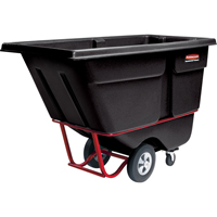 Chariot basculeur, Poly&eacute;thyl&egrave;ne, 1/2 vg³, Capacit&eacute; de charge de 850 lb The Estey Group