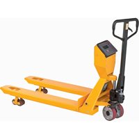 Digital Scale Pallet Truck, 27.5" L x 27.5" W, 5000 lbs. Cap. The Estey Group