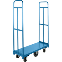 Chariot &agrave; plateforme U-Boat, 48" lo x 18" la x Capacit&eacute; 1500 lb, Roues en Caoutchouc The Estey Group