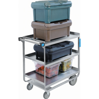 Heavy-Duty U Frame Carts, 3 Tiers, 23" W x 37-1/8 H x 38-5/8" D, 700 lbs. Capacity The Estey Group