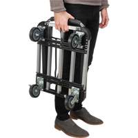 Foldable Platform Trucks, Aluminum, 300 lbs., 28" L x 16" W, 32" High The Estey Group