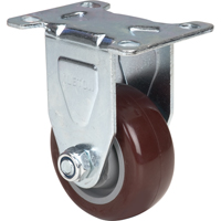 Caster, Rigid, 3" (76 mm), Polyurethane, 230 lbs. (104 kg.) The Estey Group