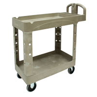 Heavy Duty Utility Cart - 4500-88, 2 Tiers, 17-1/8" x 33-1/4" x 39", 500 lbs. Capacity The Estey Group