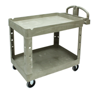 Heavy Duty Utility Cart - 4520-88, 2 Tiers, 25-1/4" x 39" x 44", 500 lbs. Capacity The Estey Group