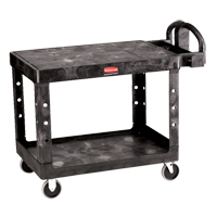 Flat Shelf Heavy Duty Utility Cart - 4525-00, 2 Tiers, 25-7/8" x 33-3/10" x 43-9/10", 500 lbs. Capacity The Estey Group