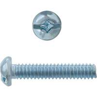 Round Square/Slot HD Machine Screws, #6 x 3" L, Zinc Plated The Estey Group