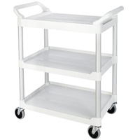 Service Utility Cart, 3 Tiers, 33" x 37" x 18", 200 lbs. Capacity The Estey Group