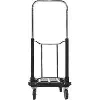 Fold-Up Platform Truck, Stainless Steel, 300 lbs., 28" L x 16" W, 33-1/2" High The Estey Group