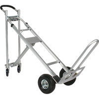 Three-Position Spartan III Convertible Hand Truck, Aluminum, 750 lbs. Capacity The Estey Group