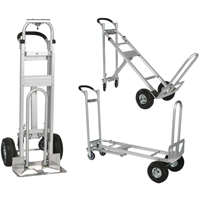 Three-Position Spartan III Convertible Hand Truck, Aluminum, 750 lbs. Capacity The Estey Group