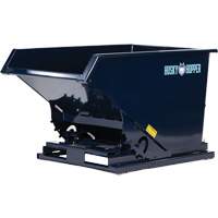 Conteneur autobasculeur, Acier, 3/4 vg³, Bleu The Estey Group