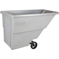 Tilt Truck, Polyethylene, 0.625 cu. yd., 500 lbs. Load Capacity The Estey Group