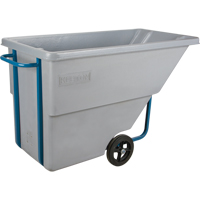 Tilt Truck, Polyethylene, 0.625 cu. yd., 850 lbs. Load Capacity The Estey Group