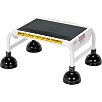 Stop-Step Ladders, 1 Steps, 16" Step Width, 9-9/16" Platform Height, Steel The Estey Group