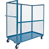 Chariot grillag&eacute; pour transport , Acier, 24" x 55" x 36", Capacit&eacute; 1200 lb The Estey Group