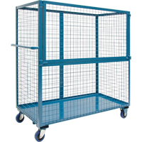 Chariot grillag&eacute; pour transport , Acier, 24" x 55" x 36", Capacit&eacute; 1200 lb The Estey Group