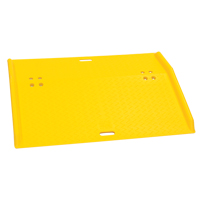 Portable Poly Hand Truck Dock Plate, 750 lbs. Load Capacity, 36" L x 48" W x 5" H The Estey Group