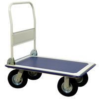 Folding Handle Platform Truck, Steel, 660 lbs., 35" L x 23" W, 43.5" High The Estey Group