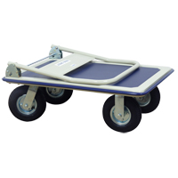Folding Handle Platform Truck, Steel, 660 lbs., 35" L x 23" W, 43.5" High The Estey Group