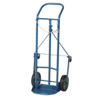 Chariot professionnel CC-1 pour bouteille de gaz, Roues Caoutchouc moul&eacute;, Base de 9" la x 7-1/4" lo, 250 lb The Estey Group