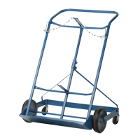 Chariot professionnel CC-2 pour deux bouteilles de gaz, Roues Caoutchouc moul&eacute;, Base de 16-7/8" la x 7-1/4" lo, 500 lb The Estey Group
