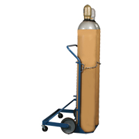 Chariot professionnel CC-2 pour deux bouteilles de gaz, Roues Caoutchouc moul&eacute;, Base de 16-7/8" la x 7-1/4" lo, 500 lb The Estey Group