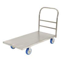 Platform Truck, 48" L x 24" W, 2000 lbs. Capacity, Polyurethane Casters The Estey Group