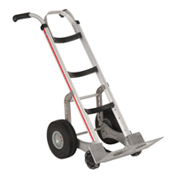 Diable autostabilisant, Prise Double, Aluminium, Hauteur de 55'', Capacit&eacute; 500 lb The Estey Group