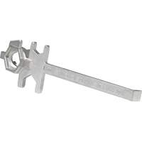 Drum Wrench, 3/4"/2" Opening, 9-1/2" Handle, Stainless Steel The Estey Group