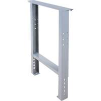 Pattes d'&eacute;tabli pour service industriel, Acier, 24" p x 34" h, Simple The Estey Group