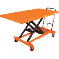 Table &eacute;l&eacute;vatrice &agrave; ciseaux hydraulique, 63" lo x 31-1/2" la, Acier, Capacit&eacute; 1100 lb The Estey Group
