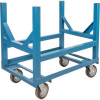 Chariot &agrave; berceaux pour tuyaux et barres, 24" lo x 24" la x 34" h, Capacit&eacute; de 2500 lb, Roue Polyur&eacute;thane The Estey Group