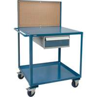 Chariot de service mobile, 2 Tiers, 24" la x 57" h x 40" p, Capacit&eacute; 1200 lb The Estey Group