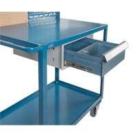 Chariot de service mobile, 2 Tiers, 24" la x 57" h x 40" p, Capacit&eacute; 1200 lb The Estey Group