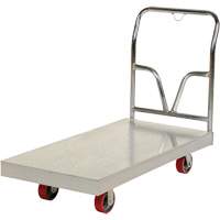 Aluminum Sheet Deck Platform Truck, 24" W x 48" L, 3600 lbs. Cap., Polyurethane Wheels The Estey Group