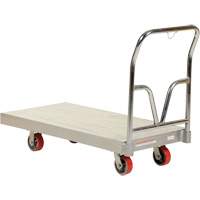 Aluminum Sheet Deck Platform Truck, 24" W x 48" L, 3600 lbs. Cap., Polyurethane Wheels The Estey Group