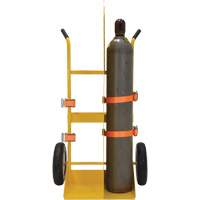 Chariot pour chalumeau et bouteille &agrave; gaz, Roues Rempli de mousse, Base de 23-13/16" la x 22-13/16" lo, 500 lb The Estey Group