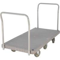 Heavy Duty Plastic Platform Truck, 60" L x 30" W, 3000 lbs. Cap., Polyurethane Wheels The Estey Group
