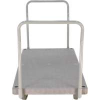 Heavy Duty Plastic Platform Truck, 60" L x 30" W, 3000 lbs. Cap., Polyurethane Wheels The Estey Group