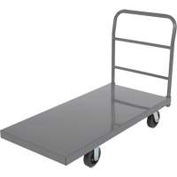 Platform Truck, 48" L x 24" W, 2000 lbs. Capacity, Rubber Casters The Estey Group