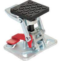 Heavy-Duty Adjustable Height Floor Lock, 8" Extended Height, 5-1/2" Retracted Height, Steel The Estey Group