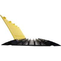 Powerhouse Medium-Duty Straight Cable Protector, 5 Channels, 36" L x 19.63" W x 2.25" H The Estey Group