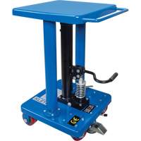 Table de travail hydraulique, 18'' lo x 18'' la, Acier, Capacit&eacute; 500 lb The Estey Group